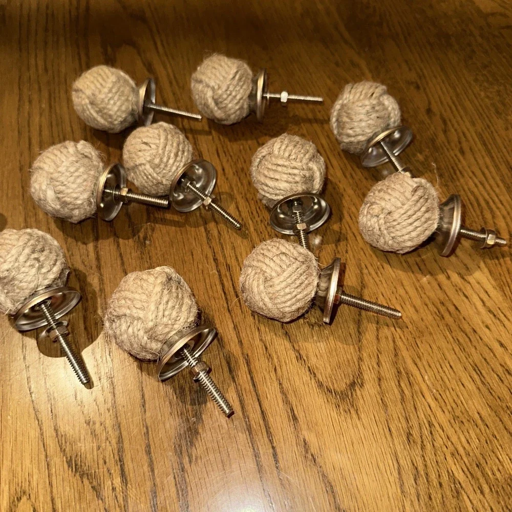 Cabinet Pull Door Handle knob Decorative Set of 10 piece Lot